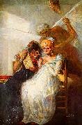 Francisco de Goya Einst und jetzt Detail USA oil painting artist